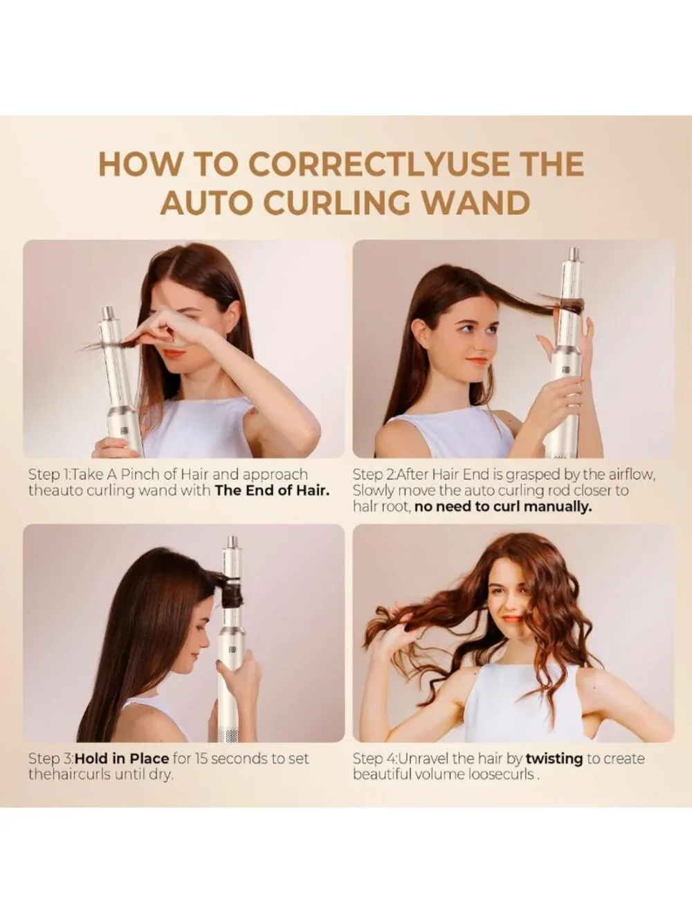 5-in-1 Hair Dryer Brush Set - Ionic Blow Drying, Curling, Volumizing